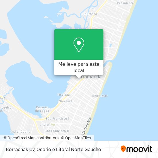 Borrachas Cv mapa