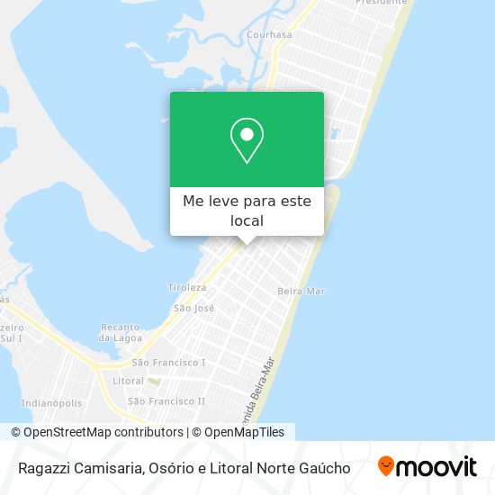 Ragazzi Camisaria mapa