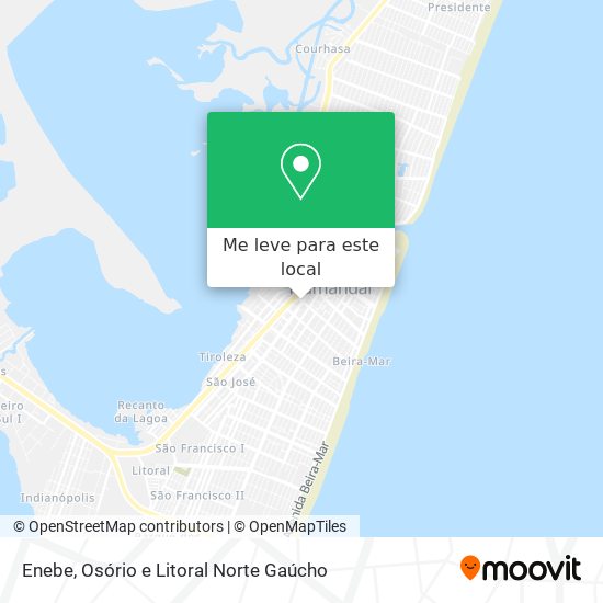 Enebe mapa