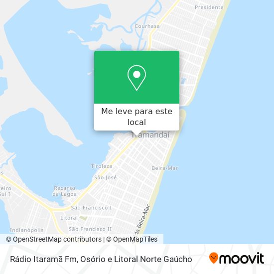 Rádio Itaramã Fm mapa