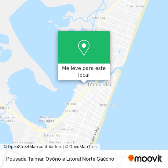 Pousada Taimar mapa