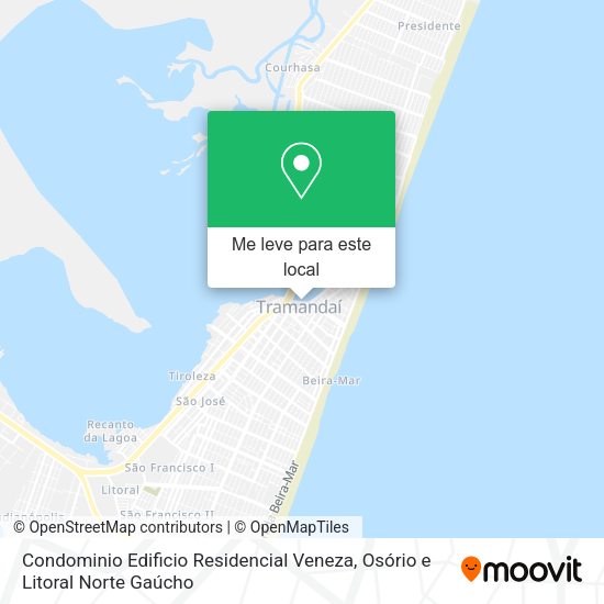 Condominio Edificio Residencial Veneza mapa