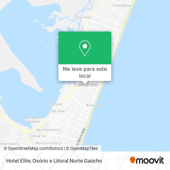 Hotel Elite mapa