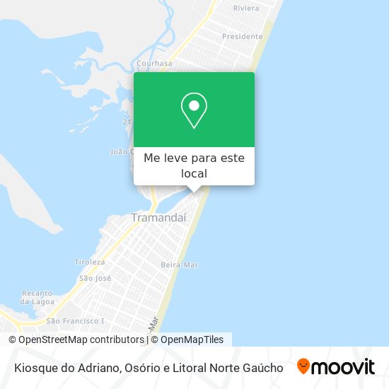 Kiosque do Adriano mapa