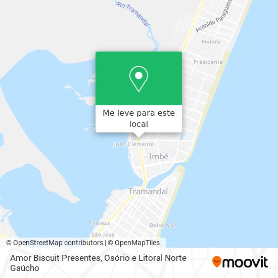 Amor Biscuit Presentes mapa