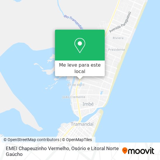 EMEI Chapeuzinho Vermelho mapa