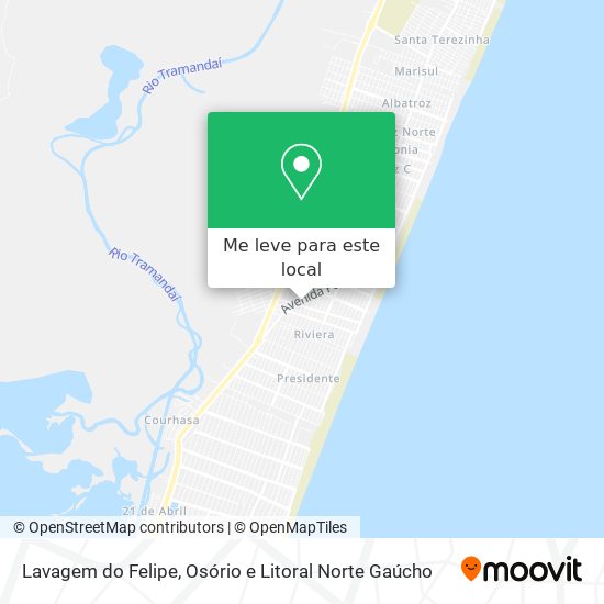 Lavagem do Felipe mapa