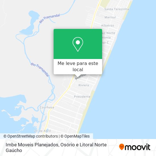 Imbe Moveis Planejados mapa