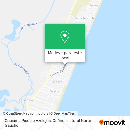 Criciúma Pisos e Azulejos mapa