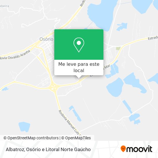 Albatroz mapa
