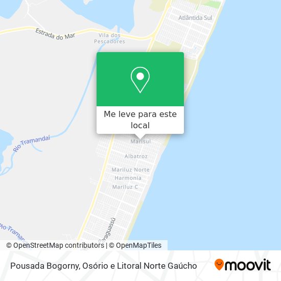 Pousada Bogorny mapa