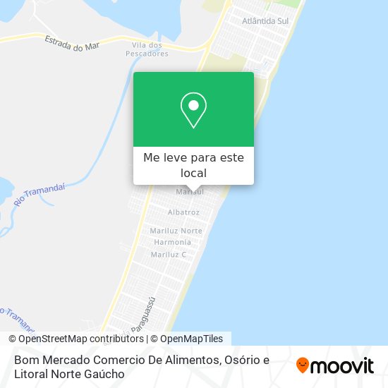 Bom Mercado Comercio De Alimentos mapa