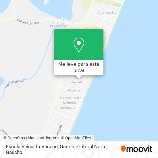 Escola Reinaldo Vaccari mapa