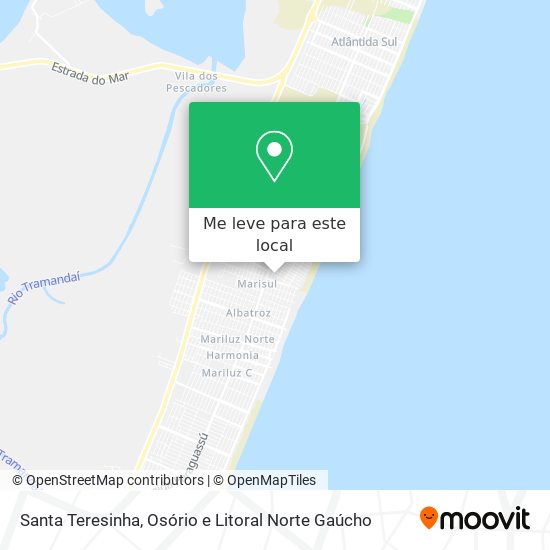 Santa Teresinha mapa