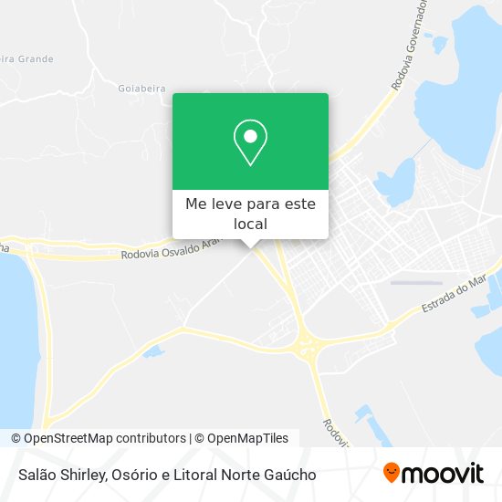 Salão Shirley mapa