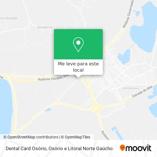 Dental Card Osório mapa