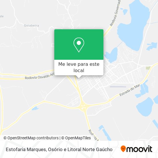 Estofaria Marques mapa