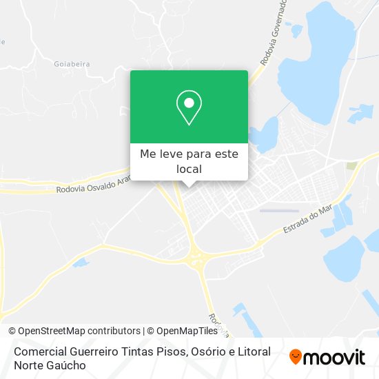Comercial Guerreiro Tintas Pisos mapa