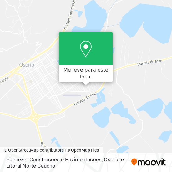 Ebenezer Construcoes e Pavimentacoes mapa