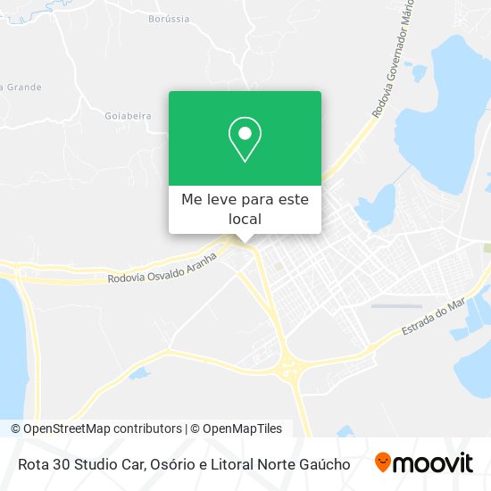 Rota 30 Studio Car mapa