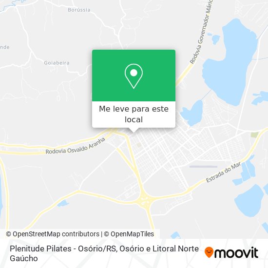 Plenitude Pilates - Osório/RS mapa