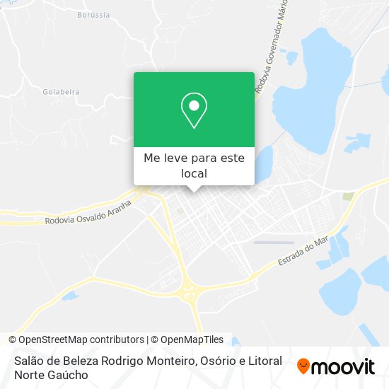 Salão de Beleza Rodrigo Monteiro mapa