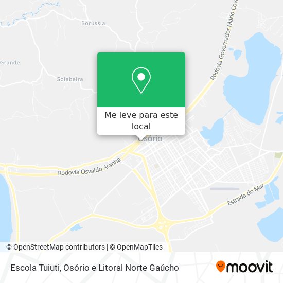 Escola Tuiuti mapa