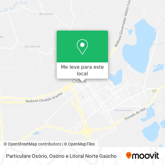 Particulare Osório mapa