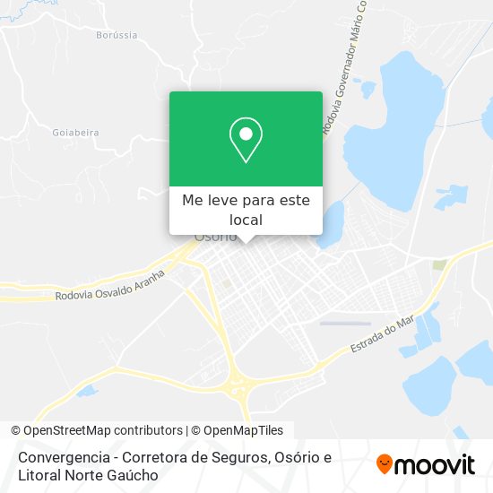 Convergencia - Corretora de Seguros mapa