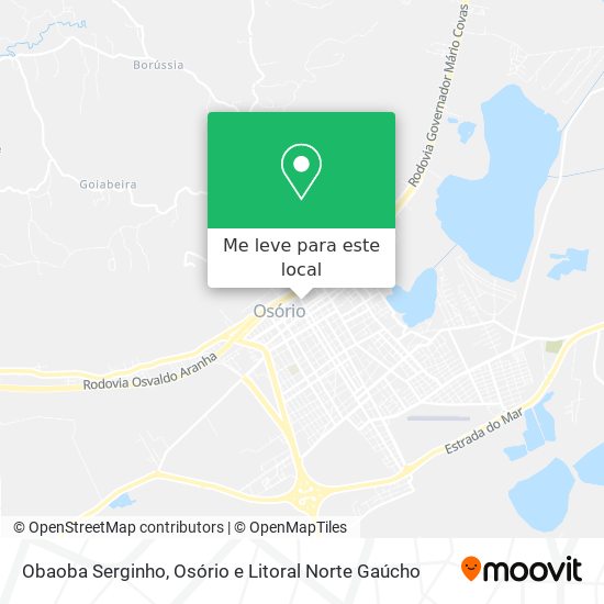 Obaoba Serginho mapa