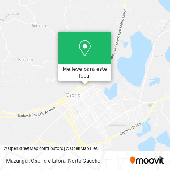 Mazangui mapa