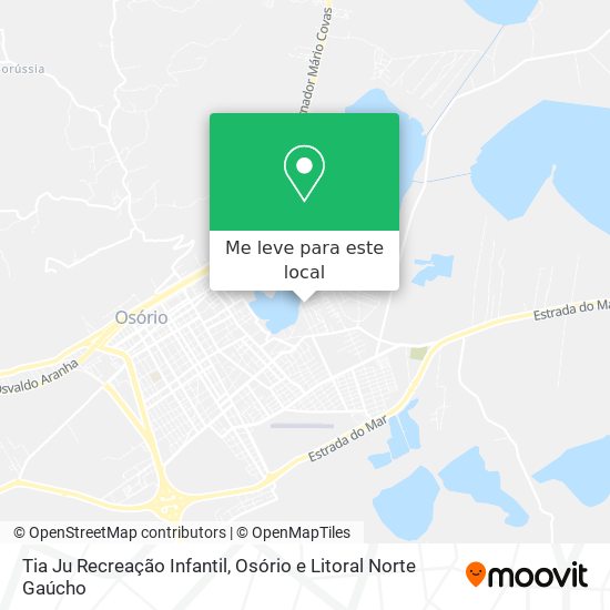 Tia Ju Recreação Infantil mapa