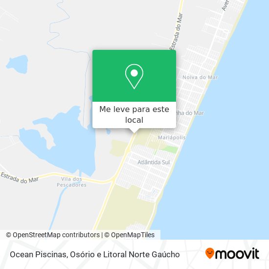 Ocean Piscinas mapa