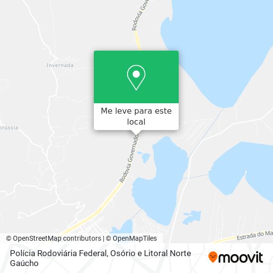 Polícia Rodoviária Federal mapa