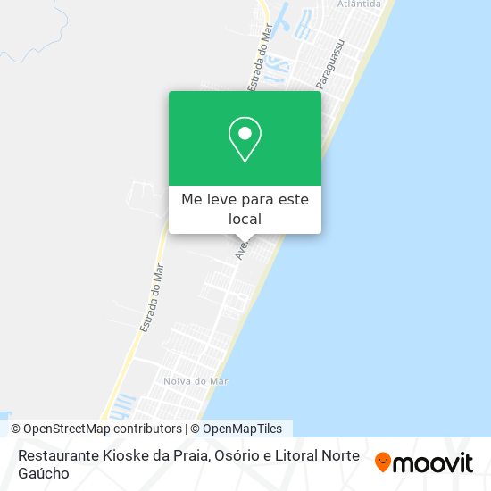 Restaurante Kioske da Praia mapa