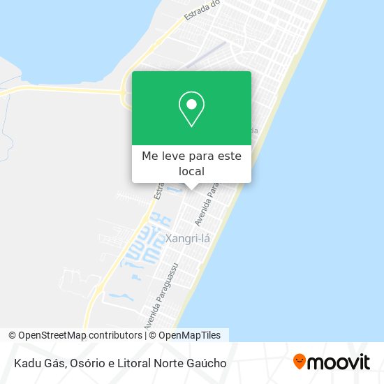 Kadu Gás mapa