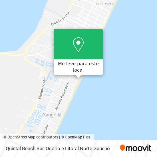 Quintal Beach Bar mapa