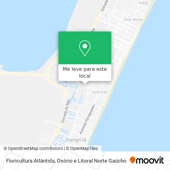 Floricultura Atlântida mapa