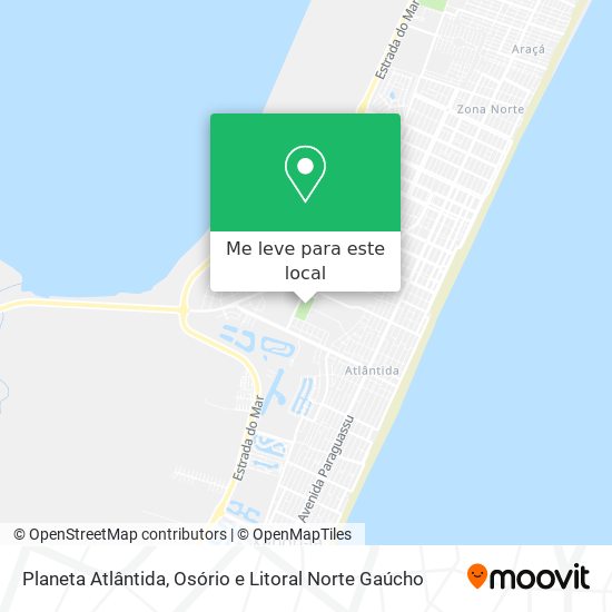 Planeta Atlântida mapa