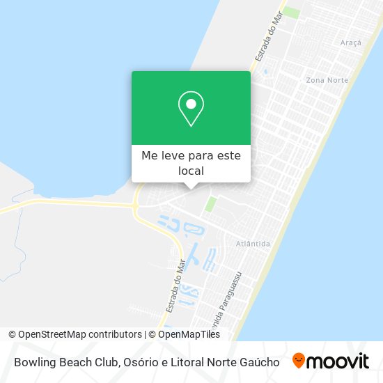 Bowling Beach Club mapa