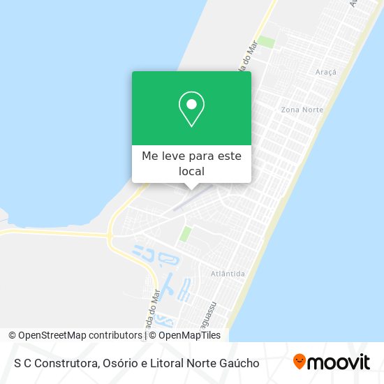 S C Construtora mapa