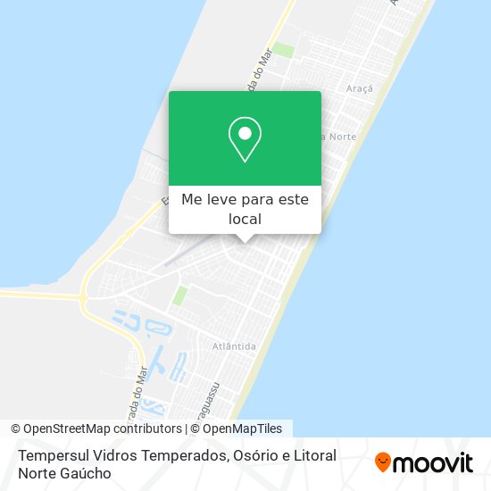 Tempersul Vidros Temperados mapa