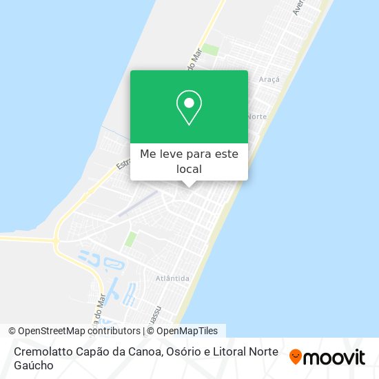 Cremolatto Capão da Canoa mapa