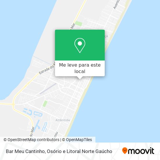 Bar Meu Cantinho mapa
