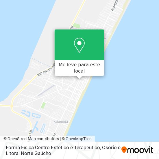 Forma Física Centro Estético e Terapêutico mapa