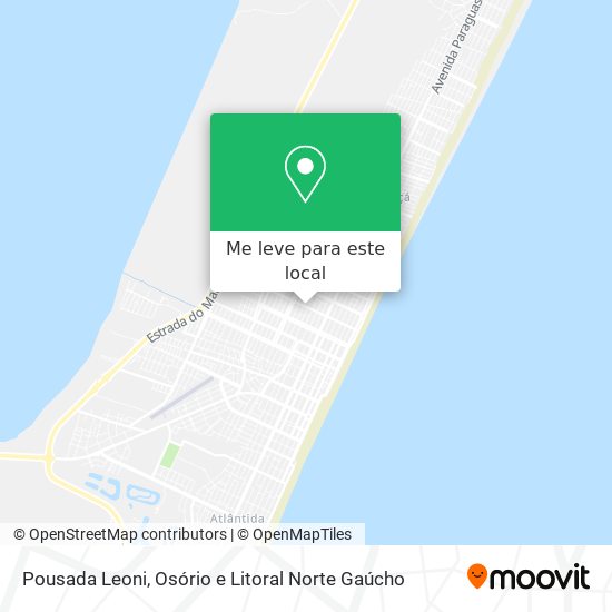 Pousada Leoni mapa