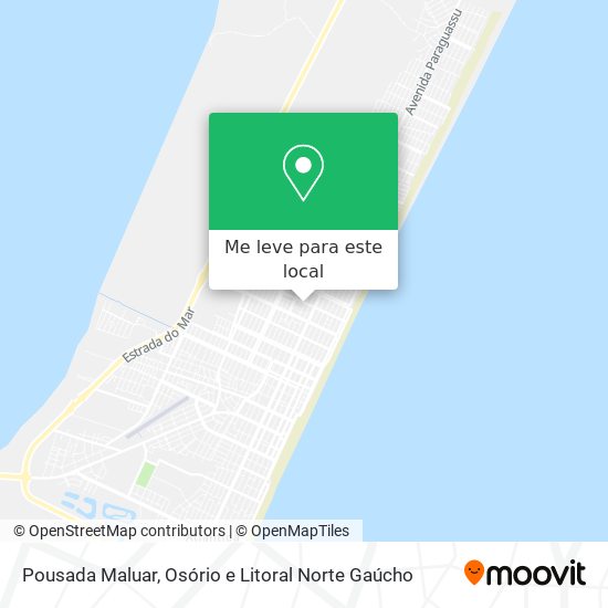 Pousada Maluar mapa