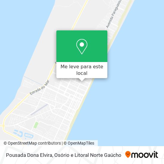 Pousada Dona Elvira mapa