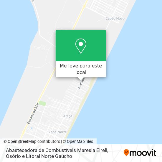 Abastecedora de Combustíveis Maresia Eireli mapa