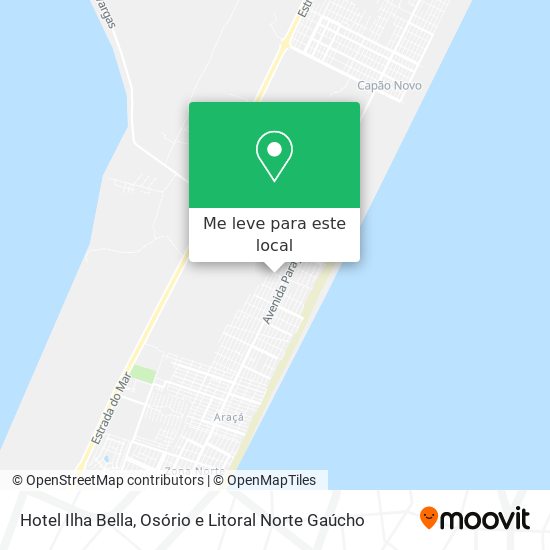 Hotel Ilha Bella mapa